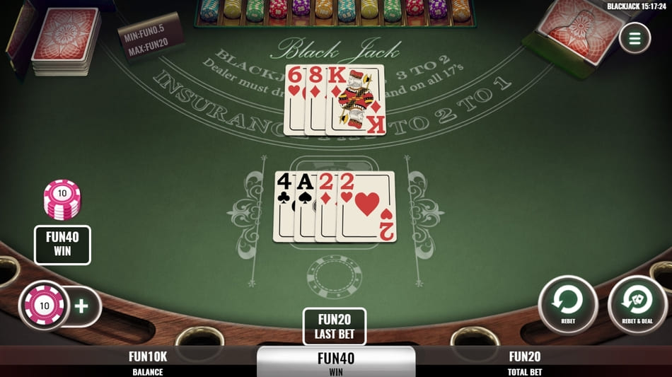 play blackjack online correctly